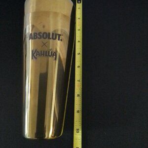 Decorative ABSOLUTE X KAHLUA Gold Bottle